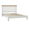 TCH Furniture Coelo Oak & Painted Low Foot End Slat Bed