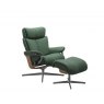 Stressless Stressless Magic Cross Base Recliner Chair With Footstool