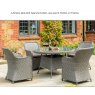 Alexander Rose Bespoke 4 Seater 1.25m Round Table With 4 Chairs