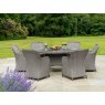 Alexander Rose Alexander Rose Bespoke 4 Seater 1.5m Round Table With 6 Chairs
