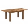 Devonshire Dorset Rustic Oak Medium Dining Table With 2 Extensions