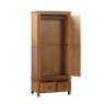 Devonshire Living Devonshire Dorset Rustic Oak Double Wardrobe With 2 Drawers