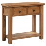 Devonshire Living Devonshire Dorset Rustic Oak 2 Drawer Console Table