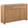 Julian Bowen Julian Bowen Curve Oak Sideboard