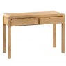 Julian Bowen Julian Bowen Curve Oak Bedroom 2 Drawer Dressing Table & Stool