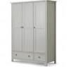 Julian Bowen Julian Bowen Maine 3 Door Combination Wardrobe