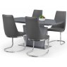 Julian Bowen Julian Bowen Como High Gloss Extending Table