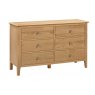 Julian Bowen Julian Bowen Cotswold 6 Drawer Wide Chest