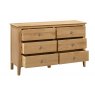 Julian Bowen Julian Bowen Cotswold 6 Drawer Wide Chest