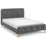 Julian Bowen Astrid Curved Retro Buttoned Bed