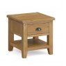 Corndell Burford Lamp Table With Drawer