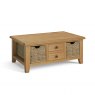 Corndell Corndell Burford Large Coffee Table With Baskets