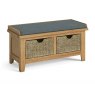 Corndell Burford Hallway Bench With Baskets