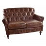 Ancient Mariner Ancient Mariner Seating Vintage Leather 2 Seater Button Back Sofa