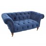 Ancient Mariner Ancient Mariner Seating Small Ellie Chesterfield Navy Velvet