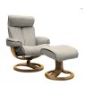 G Plan G Plan Bergen Manual Recliner Chair & Stool