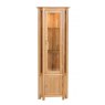 Devonshire New Oak Corner Display Cabinet