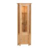 Devonshire New Oak Corner Display Cabinet