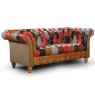 Vintage Sofa Company Presbury Leather Patchwork 2 Seater Sofa