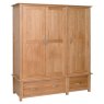 Devonshire New Oak Triple Wardrobe