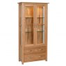 Devonshire New Oak Display Cabinet