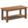 Devonshire Dorset Light Oak Large Coffee Table With Shelf