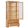 Devonshire Dorset Light Oak Display Cabinet With Glass Doors