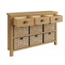 Hafren Collection KRAO 3 Drawer 6 Basket Cabinet