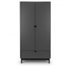 Julian Bowen Chloe 2 Door 1 Drawer Wardrobe