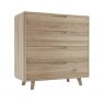 Bell & Stocchero Como Oak Medium 4 Drawer Chest