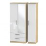 Welcome Furniture Welcome Furniture Knightsbridge Triple 2 Drawer Mirror Wardrobe