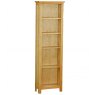 Global Home New Trinity Oak Slim Bookcase