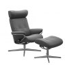 Stressless Stressless Berlin Recliner Chair & Footstool With Adjustable Headrest (Cross Base)