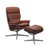 Stressless Stressless Rome Recliner Chair With Headrest & Footrest (Urban Cross Base)