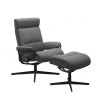 Stressless Stressless Tokyo Recliner Chair & Footrest With Headrest (Urban Cross Base)