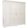 Devonshire Lydford Painted Quad Wardrobe