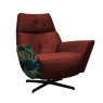 G Plan Vintage G Plan Vintage Peabody Swivel Chair With Accent Fabric C