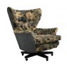 G Plan Vintage Broadway Swivel Chair With Accent Fabric B
