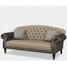 Tetrad Arbroath Midi Sofa In Harris Tweed & Leather
