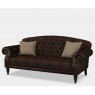 Tetrad Arbroath Midi Sofa In Harris Tweed & Leather