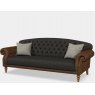 Tetrad Tetrad Arbroath 4 Seater Sofa In Harris Tweed & Leather