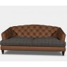 Tetrad Tetrad Dalmore Midi Sofa In Harris Tweed & Leather