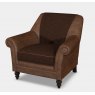 Tetrad Tetrad Dalmore Accent Chair In Harris Tweed & Leather