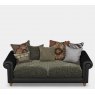 Tetrad Constable Midi Sofa Coco Olive Cushions & Galveston Black Body