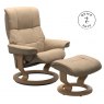 Stressless Stressless Quickship Mayfair Recliner Chair & Footstool (Classic Base)