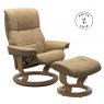 Stressless Stressless Quickship Mayfair Recliner Chair & Footstool (Classic Base)