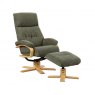 Global Furniture Alliance GFA Vienna Swivel Recliner & Footstool