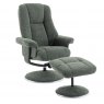 Global Furniture Alliance GFA Denver Swivel Recliner & Footstool