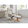 Global Furniture Alliance GFA Hawaii Swivel Recliner & Footstool