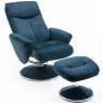 Global Furniture Alliance GFA Paddington Swivel Recliner & Footstool